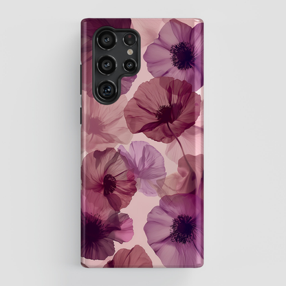 Poppy Flower Design Samsung Phone Case