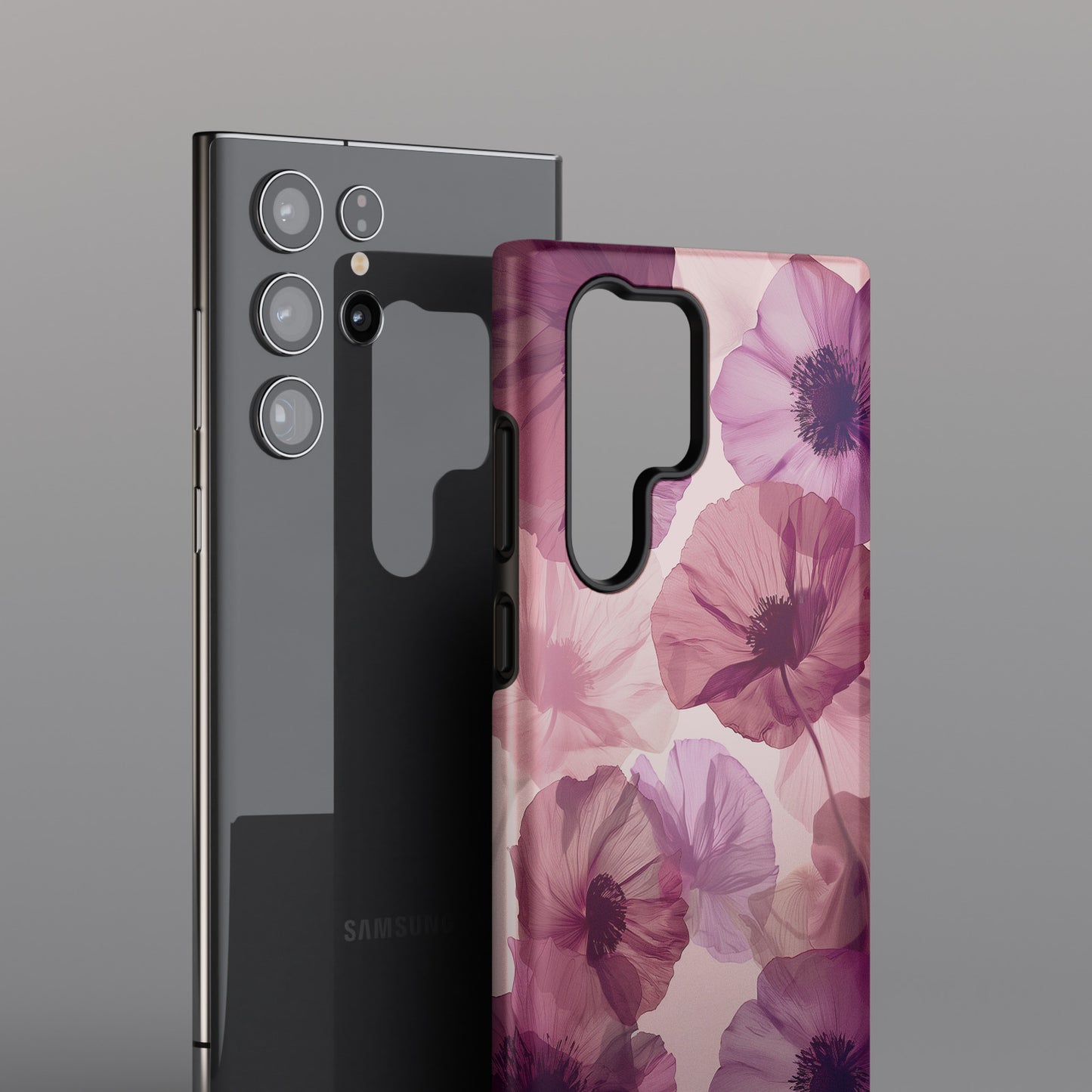 Poppy Flower Design Samsung Phone Case