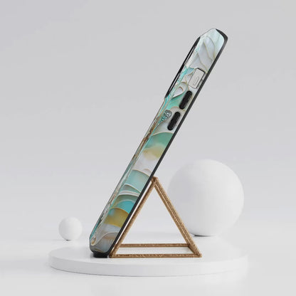 Dragonfly Stained Glass Art iPhone Case