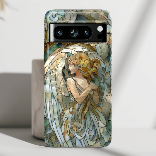 Angel Stained Glass Design Google Pixel Phone Case