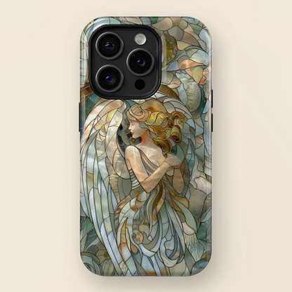 Angel Stained Glass Design iPhone Case