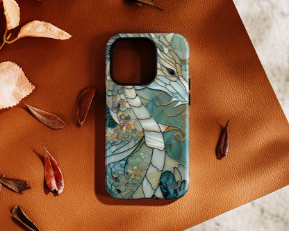 Dragon Stained Glass Design iPhone Case