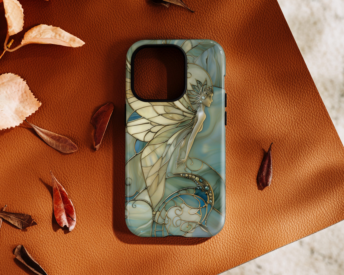 Fairy Stained Glass Design iPhone Case