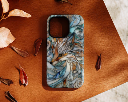 Fox Stained Glass Design iPhone Case