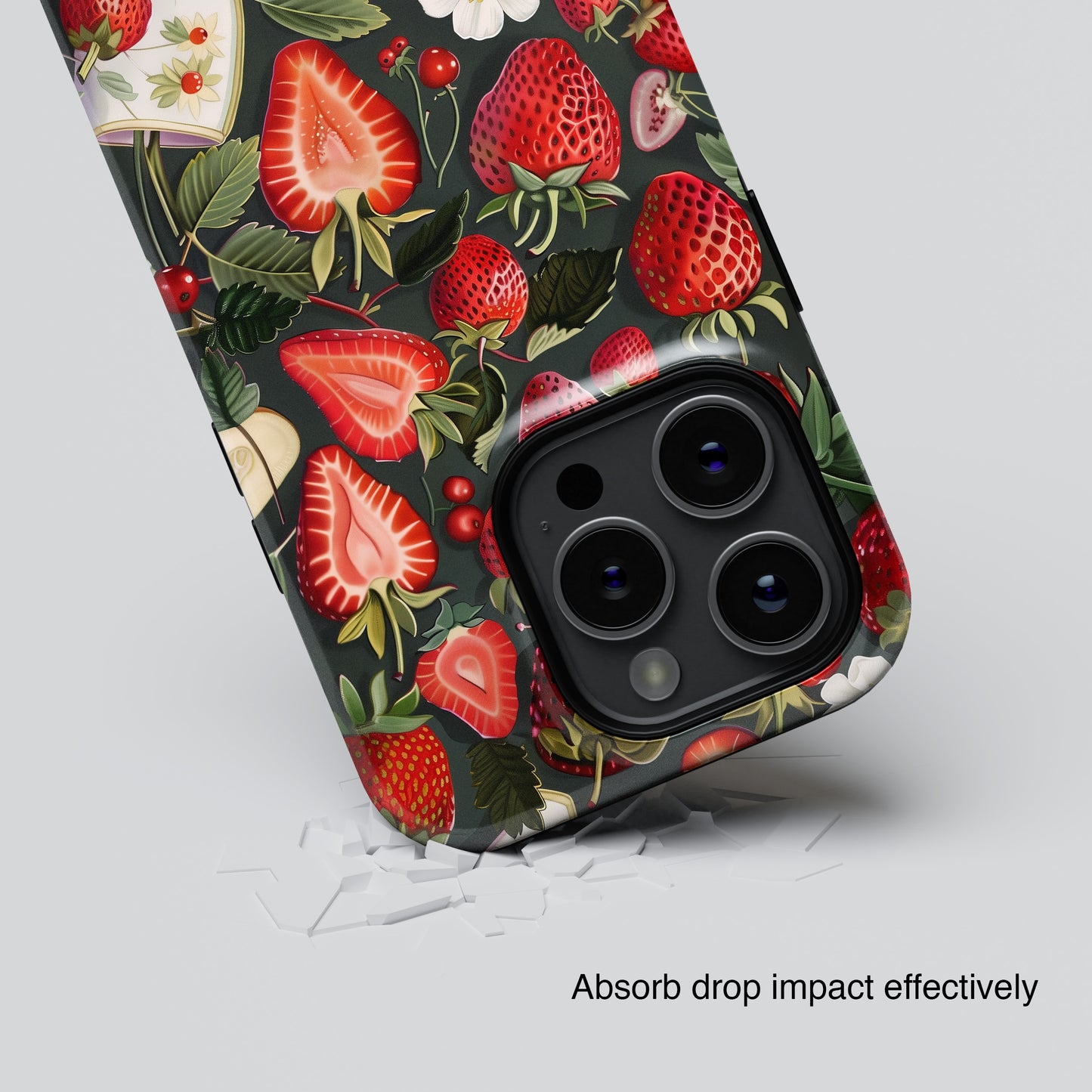 Strawberry Pattern iPhone Case