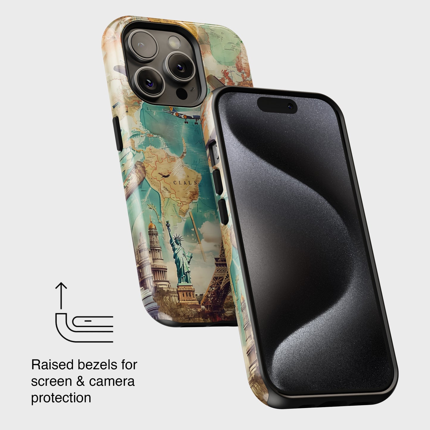 Travel Collage iPhone Case