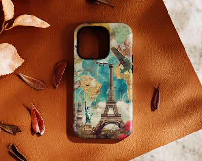 Travel Collage iPhone Case