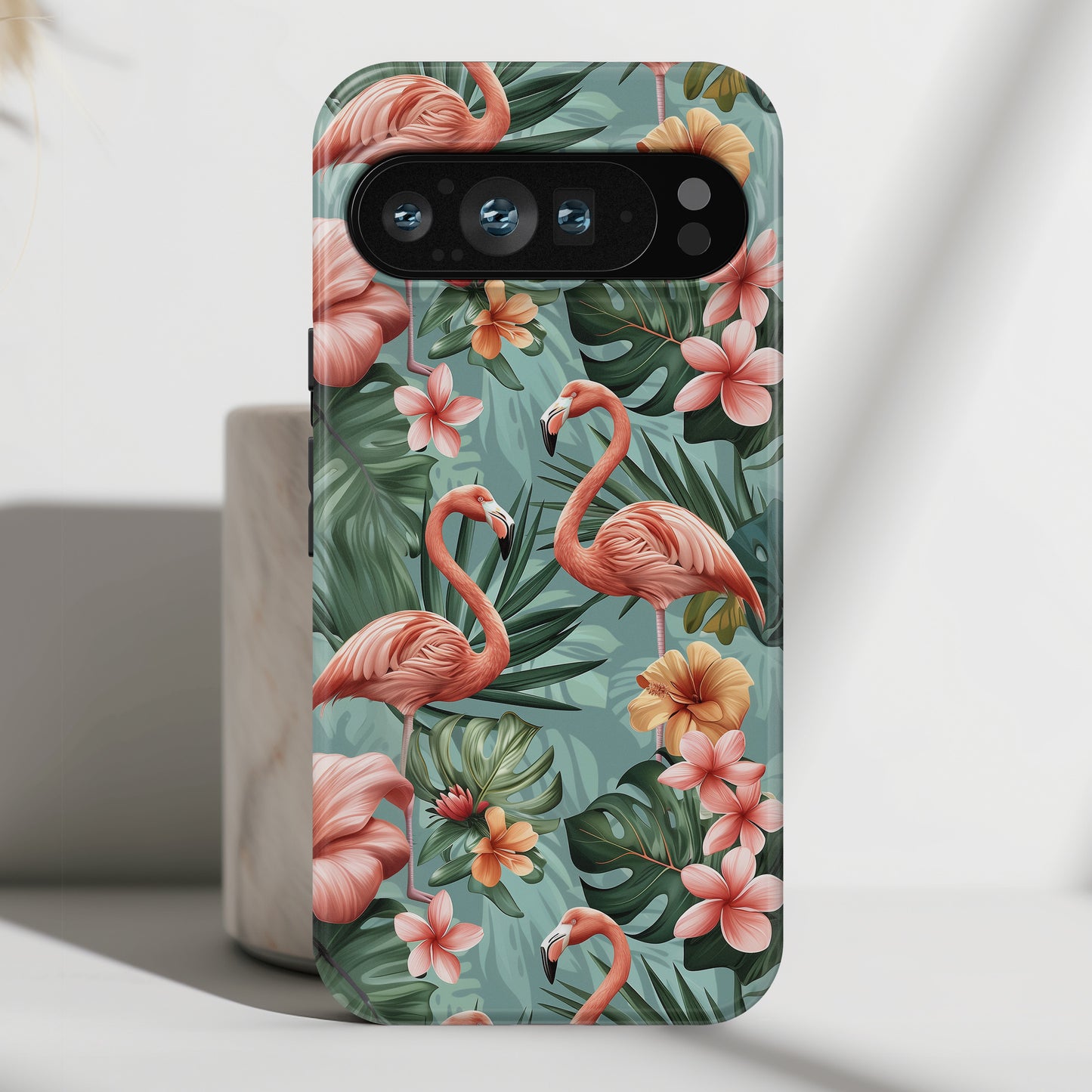 Tropical Flamingo Design Phone Case for Google Pixel