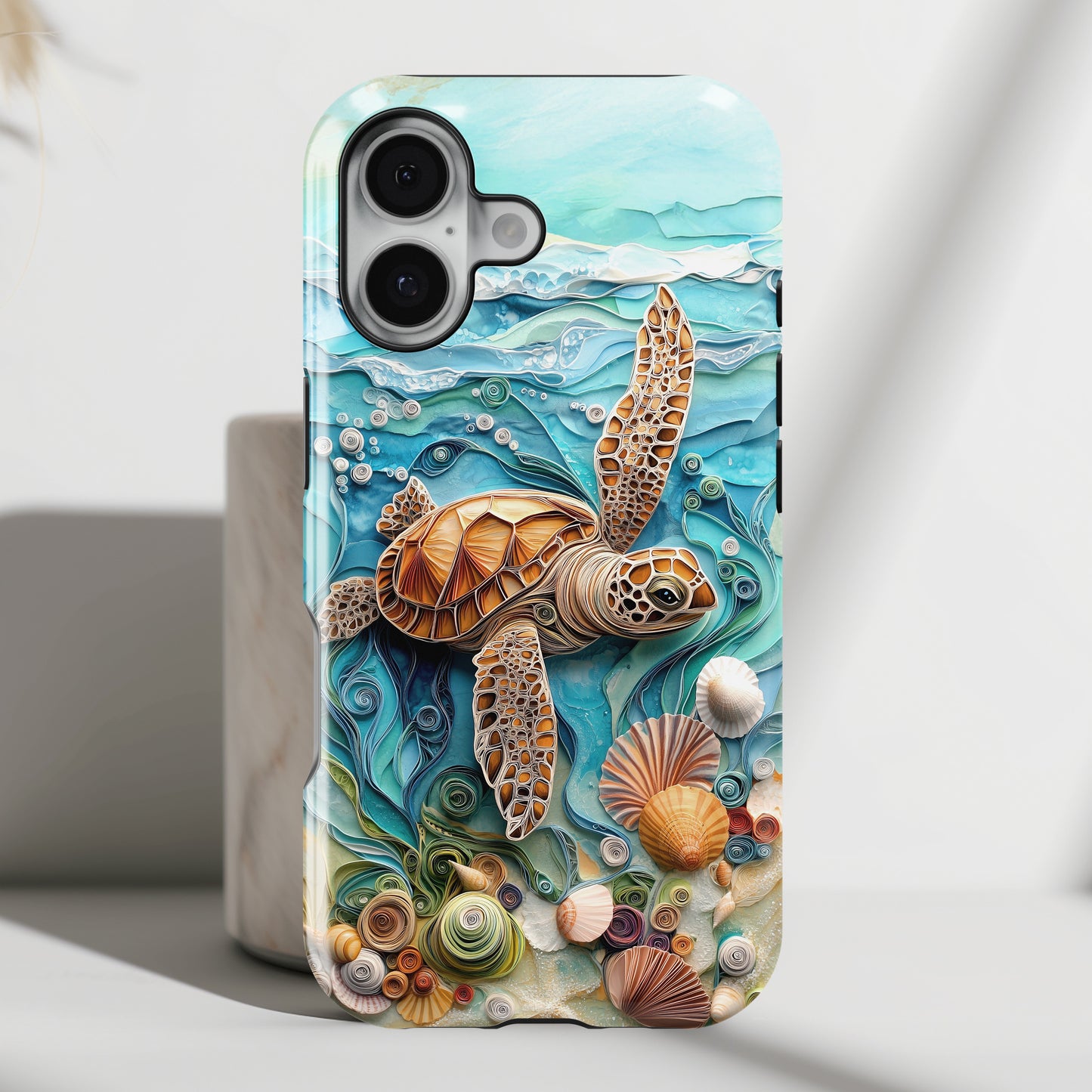 Turtle in The Sea Design iPhone Case