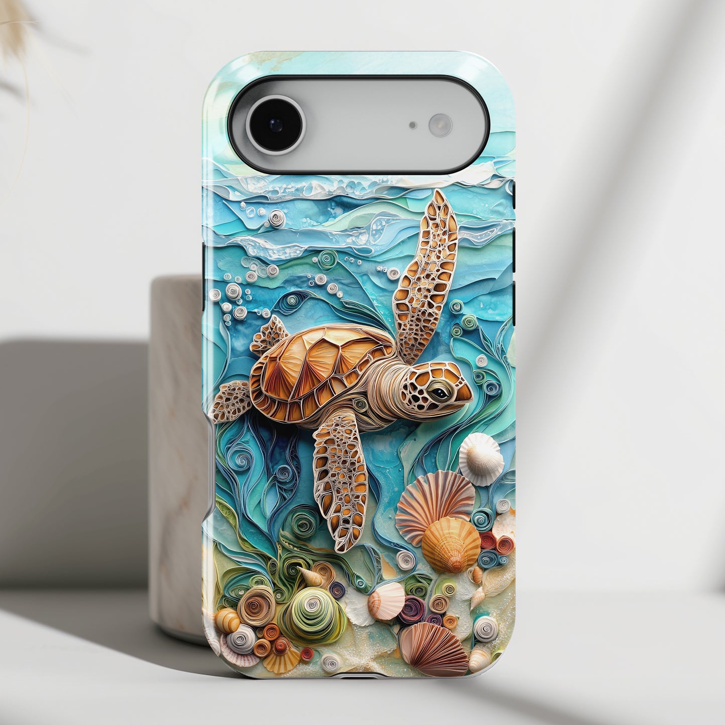 Turtle in The Sea Design iPhone Case