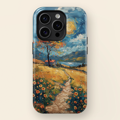 The Spring in Vincent Van Gogh Style Oil Painting Design iPhone Case