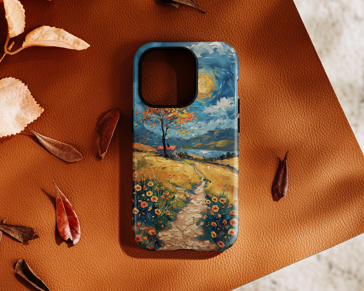 The Spring in Vincent Van Gogh Style Oil Painting Design iPhone Case