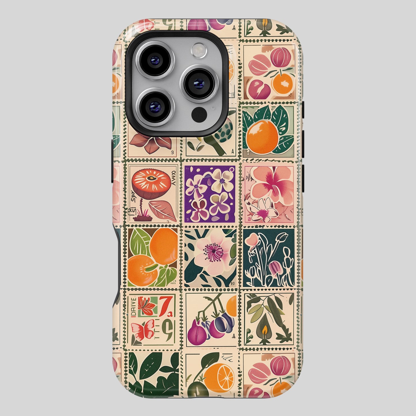 Vintage Stamps Collage iPhone Case