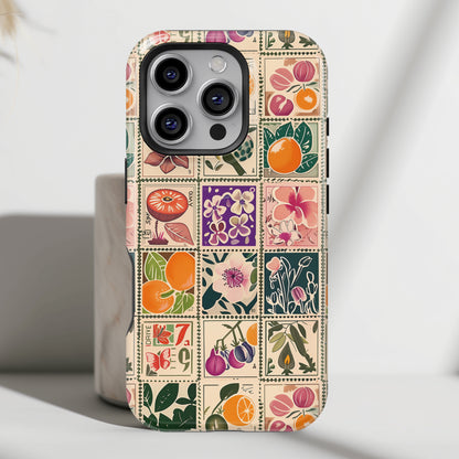 Vintage Stamps Collage iPhone Case