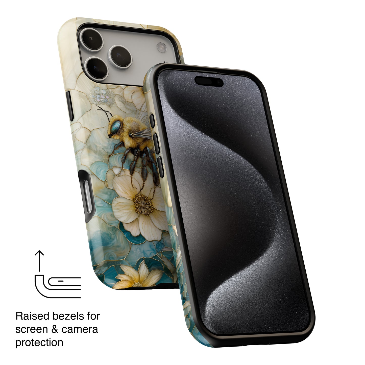 Vintage Style Bumblebee Design iPhone Case