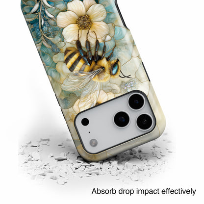 Vintage Style Bumblebee Design iPhone Case