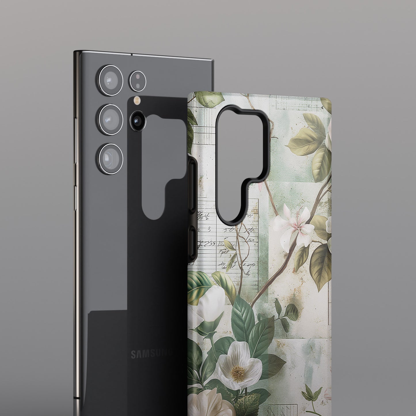 Vintage Floral Collage Case for Galaxy S series Phones