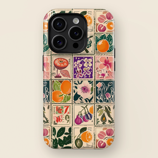 Vintage Stamps Collage iPhone Case