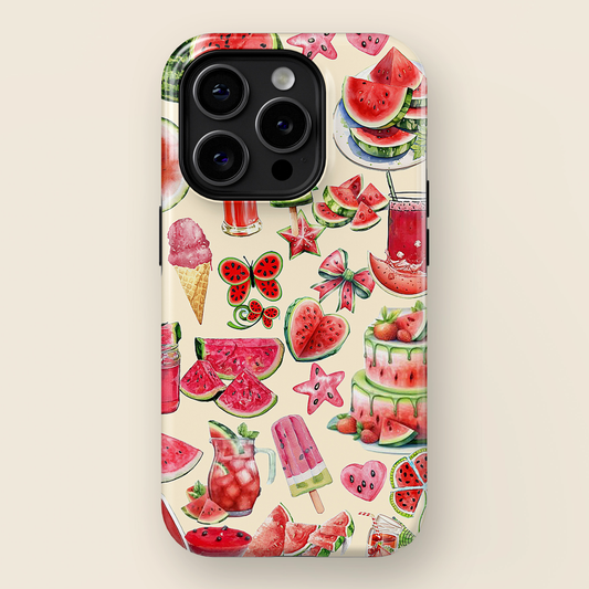 Watermelon Collage iPhone Case